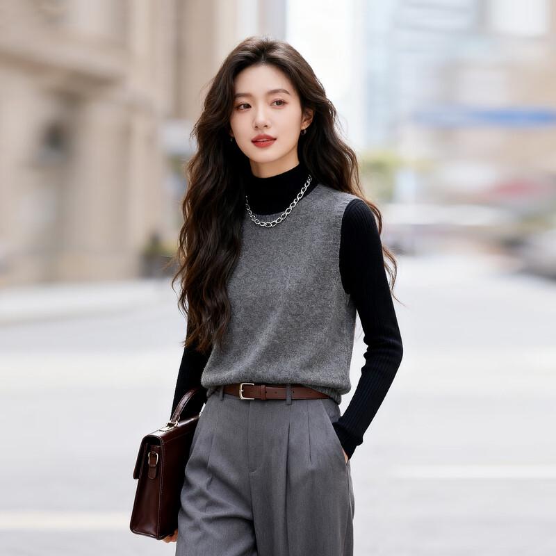 Elva Island Women s 100% Wool Round Neck Knit Vest M
Elva Island Women s 100% Wool Round Neck Knit Vest M