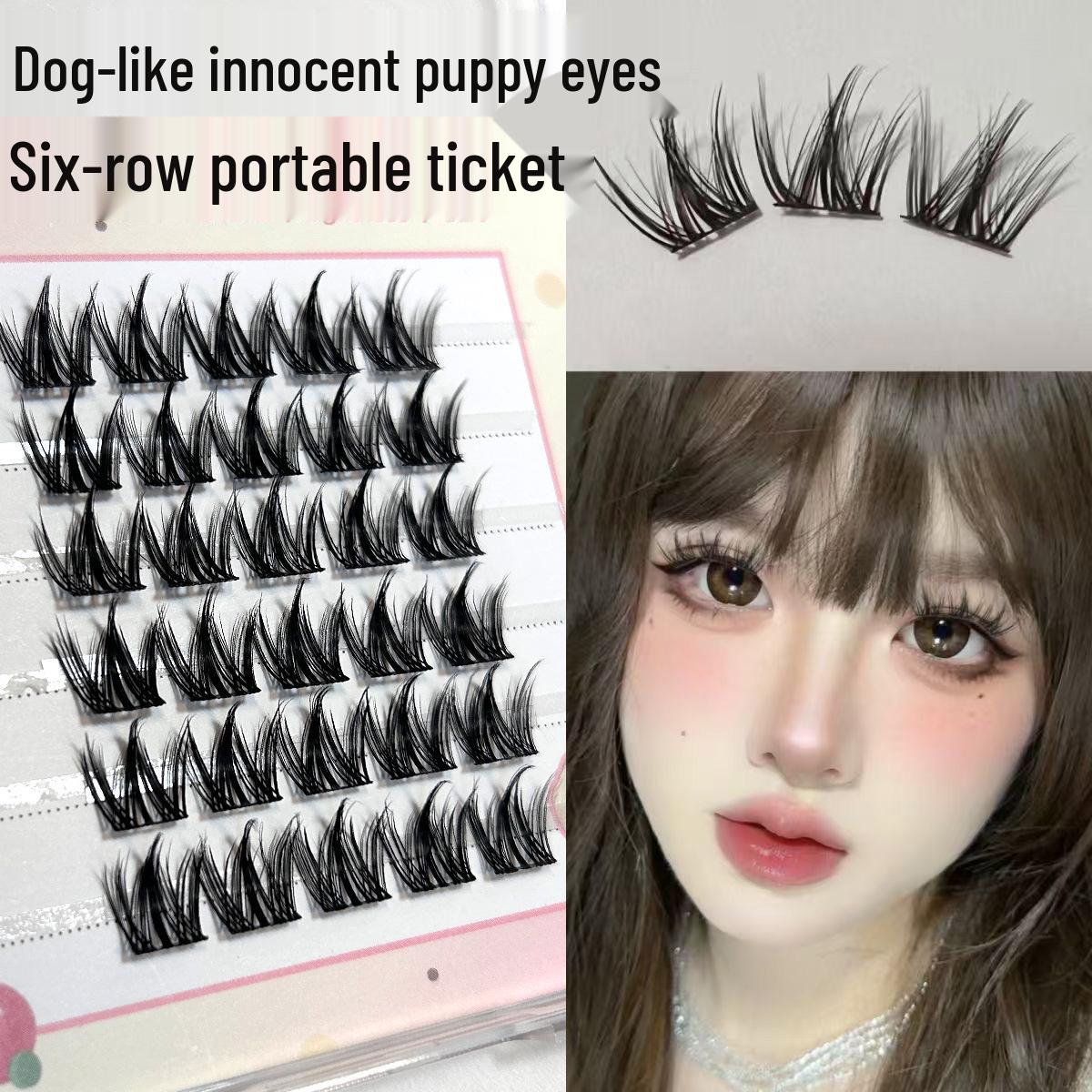 Friendship Bear Glue-Free Natural False Eyelashes: Six-Row, Curled, Segmented for Beginners
Friendship Bear Glue-Free Natural False Eyelashes: Six-Row, Curled, Segmented for Beginners