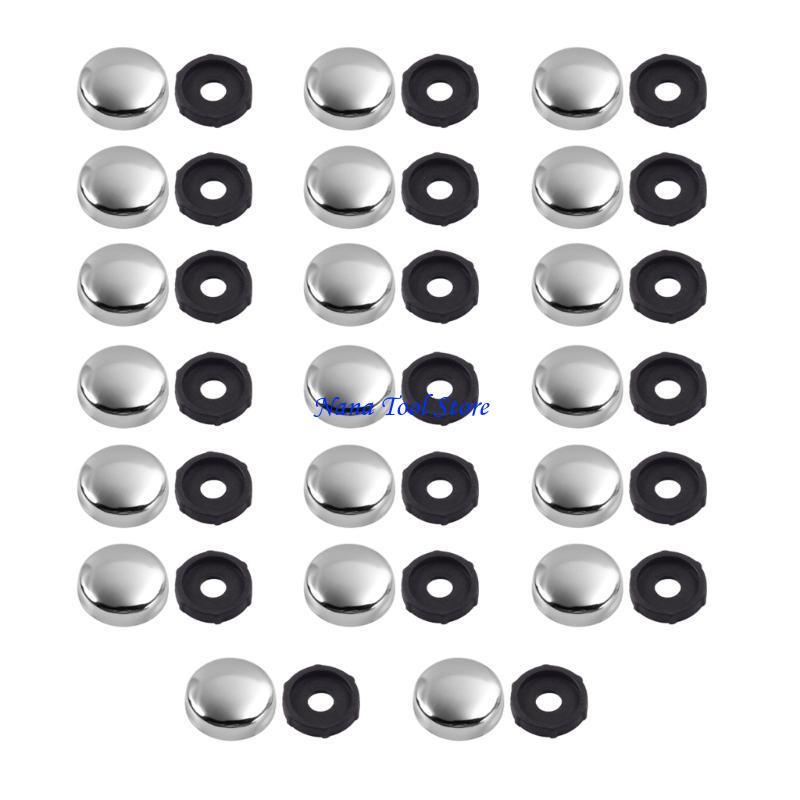31GJ 20Pcs Mirror Fixing Screws Plastic Washers Flat Advertisement Fittings срібний
31GJ 20Pcs Mirror Fixing Screws Plastic Washers Flat Advertisement Fittings срібний