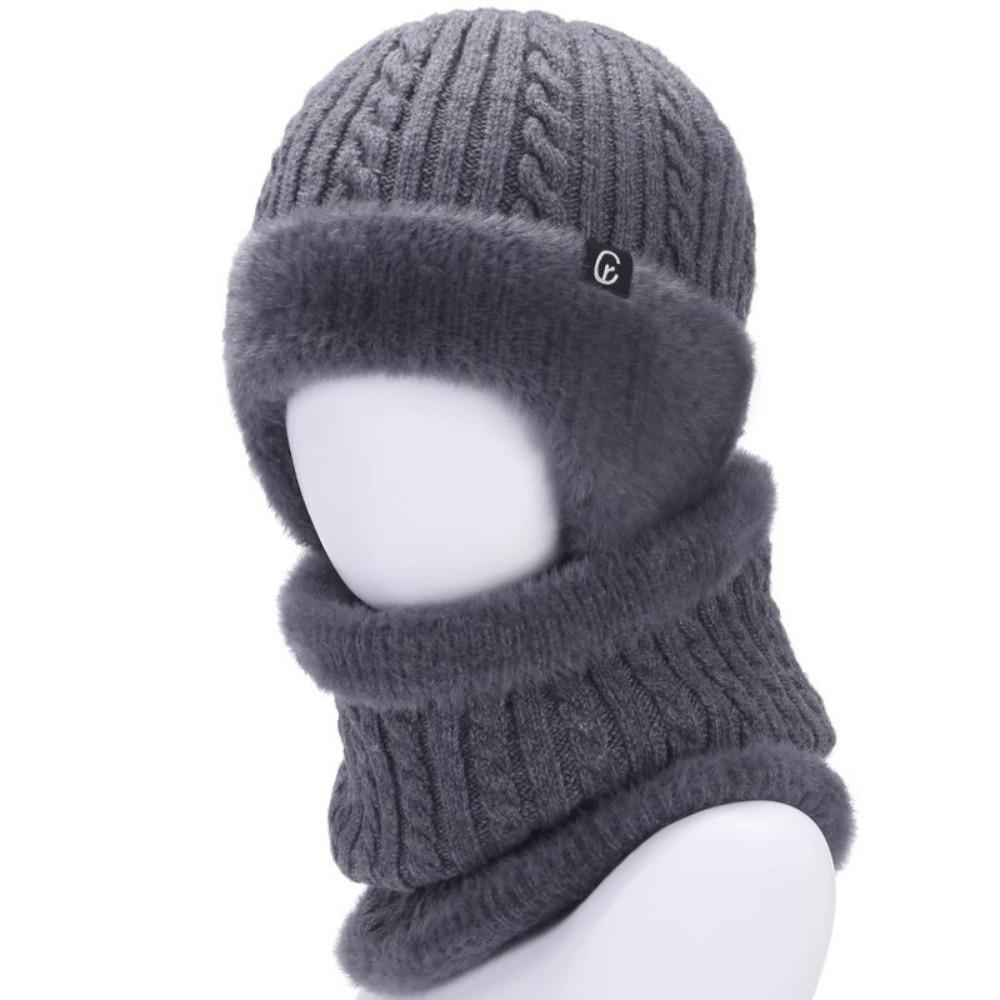 Windproof Hat Scarf Set Coldproof Neck Warmer New Pullover Cap Unisex сірий
Windproof Hat Scarf Set Coldproof Neck Warmer New Pullover Cap Unisex сірий