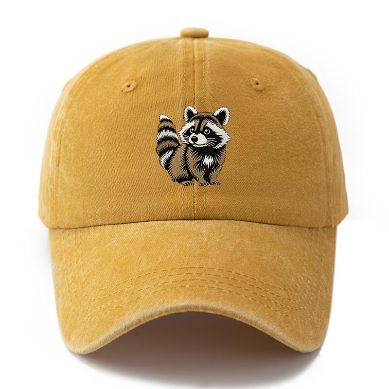 Fashion Washed Cotton Baseball Caps Raccoon Print Sun Hats Men And Women Soft Top Denim Hat Casual Hip-Hop Cartoon Sunshade Hat
Fashion Washed Cotton Baseball Caps Raccoon Print Sun Hats Men And Women Soft Top Denim Hat Casual Hip-Hop Cartoon Sunshade Hat