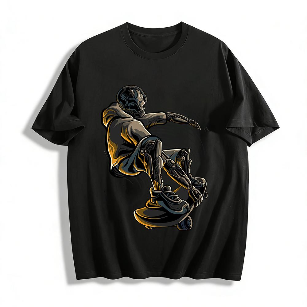 Cyberpunk Robot Skateboard Graphic Casual Streetwear Top Pure cotton T-shirt 6XL
Cyberpunk Robot Skateboard Graphic Casual Streetwear Top Pure cotton T-shirt 6XL