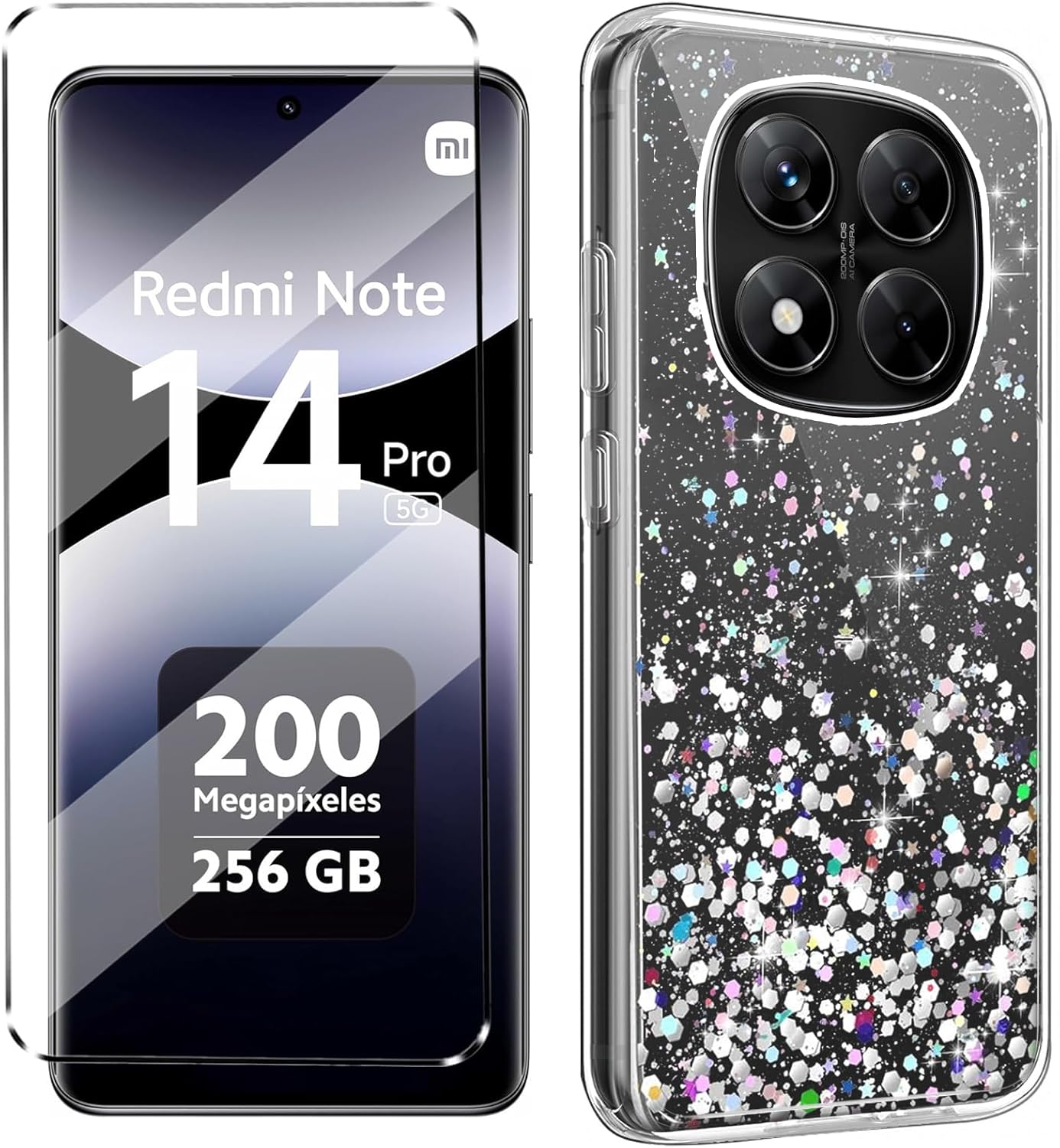 Silver Foil Bling Glitter Case For Xiaomi Redmi 14C Note 14 Pro Plus 4G 5G fundas Soft Silicone Cover Redmi 14C
Silver Foil Bling Glitter Case For Xiaomi Redmi 14C Note 14 Pro Plus 4G 5G fundas Soft Silicone Cover Redmi 14C