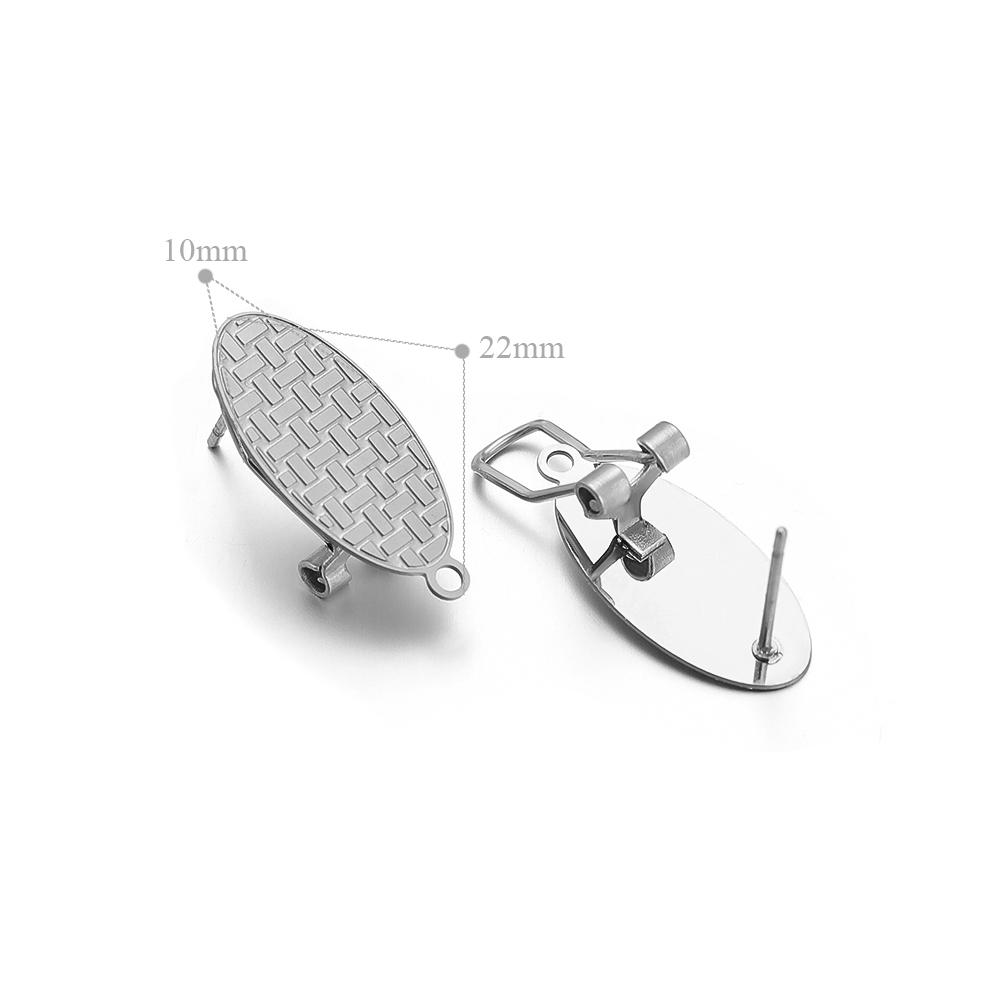 10pcs Stainless Steel Classic Blank Earrings Hooks Findings Jewelry Making Supplies Geometric Stud Earing Base Safety Pins
10pcs Stainless Steel Classic Blank Earrings Hooks Findings Jewelry Making Supplies Geometric Stud Earing Base Safety Pins