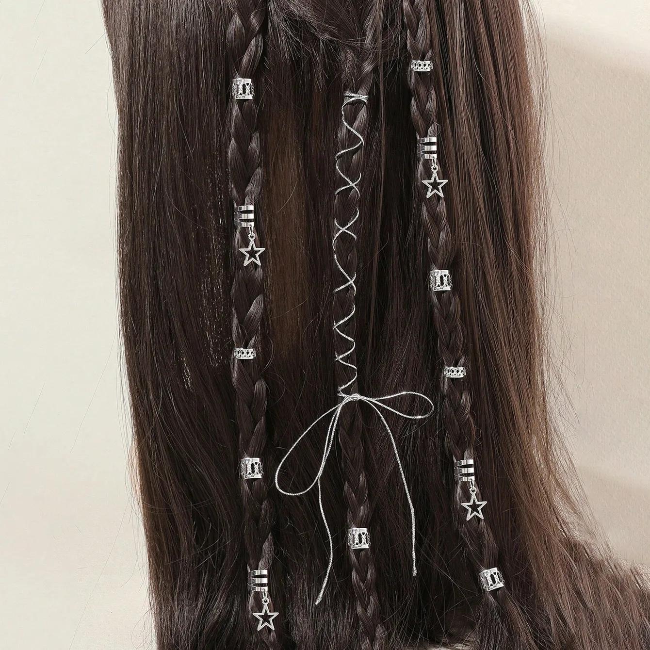 Hair Jewelry for Braids for Girls Hair Jewelry for Dances and Parties Music Festival 36pcs срібний
Hair Jewelry for Braids for Girls Hair Jewelry for Dances and Parties Music Festival 36pcs срібний