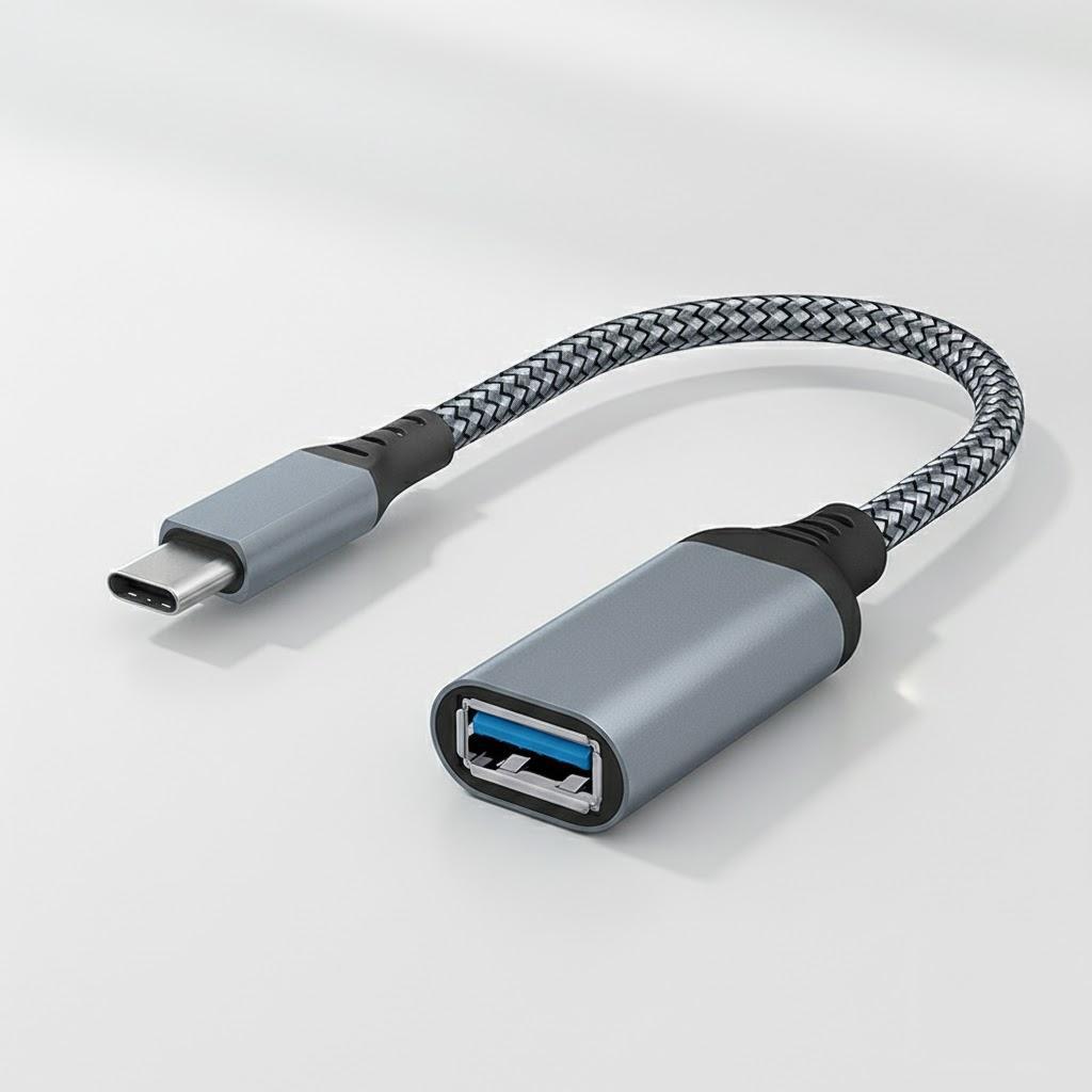 OTG Type C Cable USB C to USB 3.0 A Female Adapter Fast Charging Data Sync Transfer for Android Smartphone Tablet сірий
OTG Type C Cable USB C to USB 3.0 A Female Adapter Fast Charging Data Sync Transfer for Android Smartphone Tablet сірий