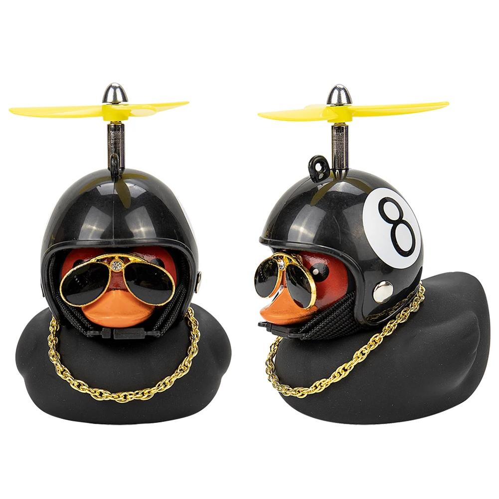 Car Duck With Helmet Broken Wind Pendant Small Black Duck Road Bike Motor Helmet Riding Cycling Accessories Without Lights
Car Duck With Helmet Broken Wind Pendant Small Black Duck Road Bike Motor Helmet Riding Cycling Accessories Without Lights