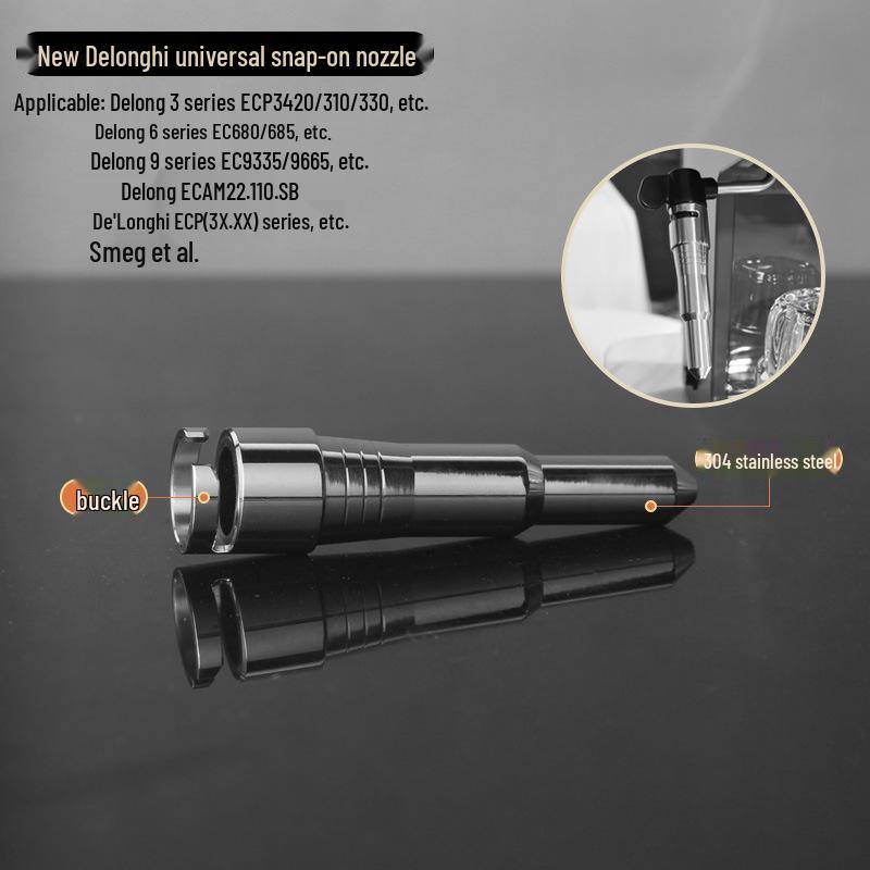 De Longhi Universal Steam Wand Nozzle Accessory for All Coffee Machine Series
De Longhi Universal Steam Wand Nozzle Accessory for All Coffee Machine Series