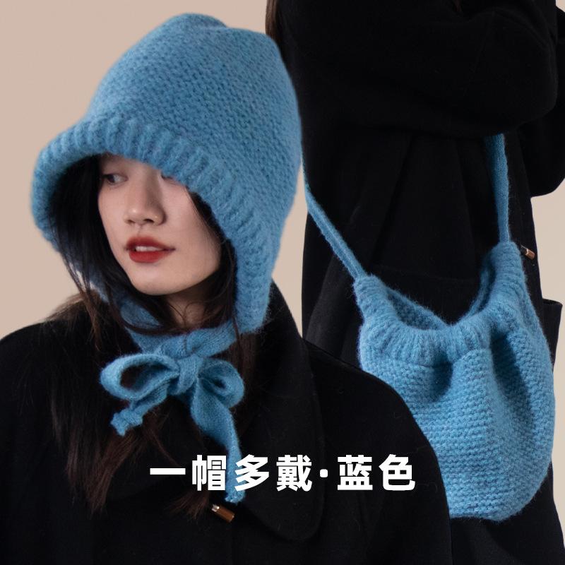 Сумка шляпа Шерстяная шляпа Женская осенне-зимняя милая шапка с ремешком Теплая вязаная шапка премиум-класса
Сумка шляпа Шерстяная шляпа Женская осенне-зимняя милая шапка с ремешком Теплая вязаная шапка премиум-класса