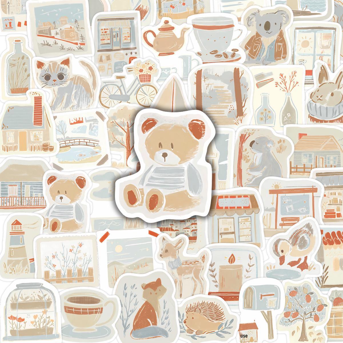 52 Healing Pastel Sticker Sheets: Journal & Stationery Decoration Set No
52 Healing Pastel Sticker Sheets: Journal & Stationery Decoration Set No