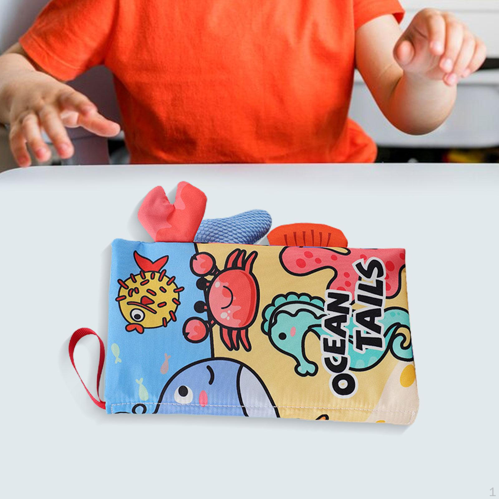 Детская тканевая книга, детская звуковая бумага, развивающая игрушка, сенсорная морщинка Sea Tails
Детская тканевая книга, детская звуковая бумага, развивающая игрушка, сенсорная морщинка Sea Tails