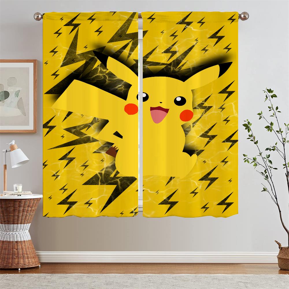 Black Out Curtains 2 Pcs Set Pikachu Window Curtain for Living Room Tentacles Ready Curtains Cheap Tulle in Kitchen Partition W50xH70cmx2pcs-CL
Black Out Curtains 2 Pcs Set Pikachu Window Curtain for Living Room Tentacles Ready Curtains Cheap Tulle in Kitchen Partition W50xH70cmx2pcs-CL