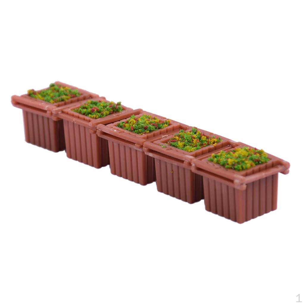 5pcs 1:100 Square Flower Bed Miniature Landscape for Table
5pcs 1:100 Square Flower Bed Miniature Landscape for Table