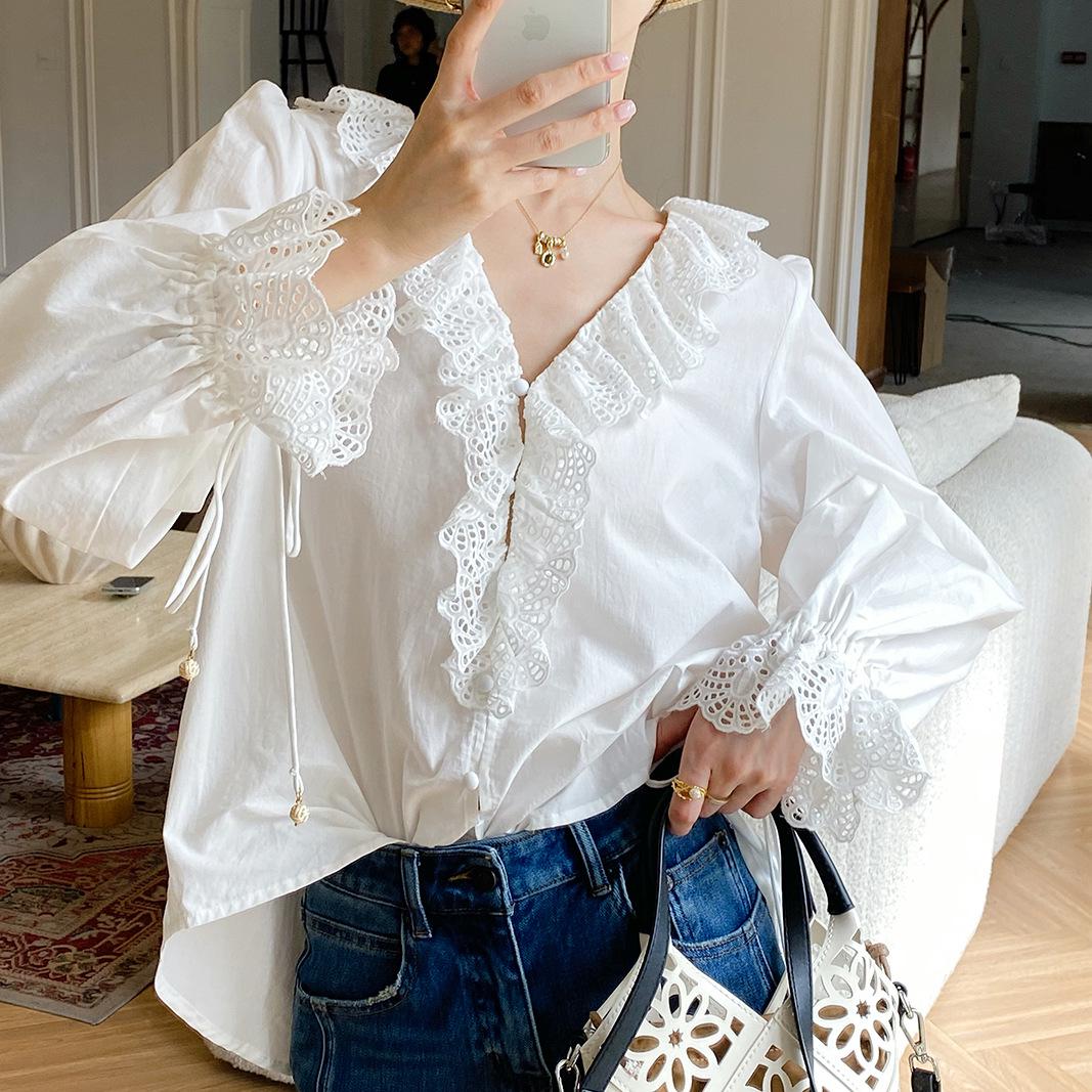 Women s High-End Long Sleeve French White Shirt - Autumn Collection L белый
Women s High-End Long Sleeve French White Shirt - Autumn Collection L белый