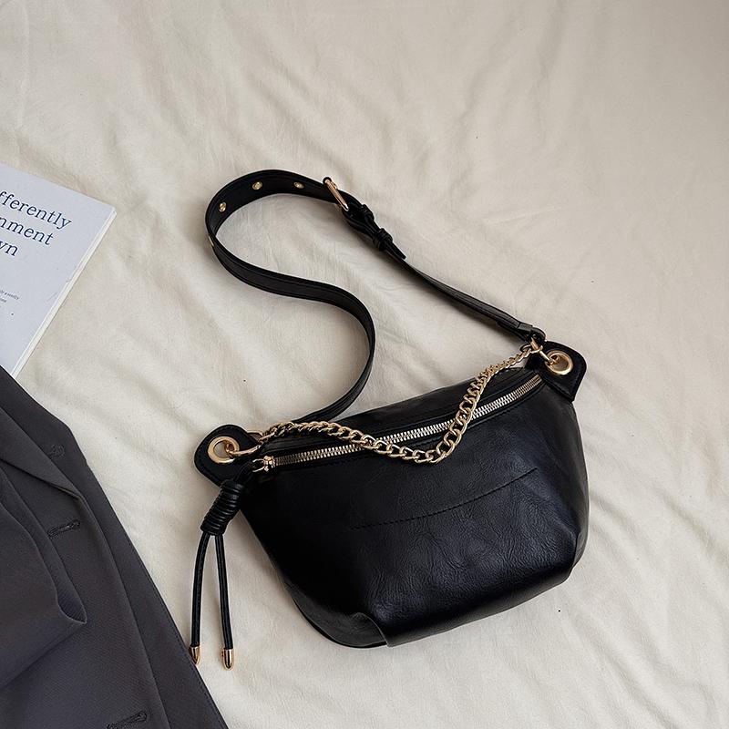 Trendy Waist Bag For Women Pu Leather Fanny Waist Pack Chain Crossbody Chest Bag Hip Zipper Phone Purse Handbag Travel Belt Bag чорний
Trendy Waist Bag For Women Pu Leather Fanny Waist Pack Chain Crossbody Chest Bag Hip Zipper Phone Purse Handbag Travel Belt Bag чорний