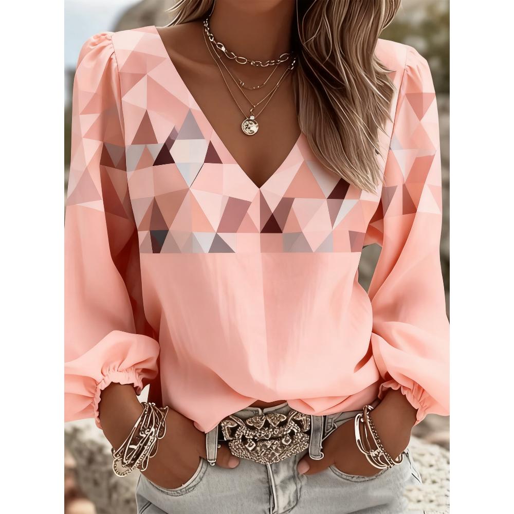 Lady s vintage western print V-neck blouse, an ideal choice for Christmas and New Year gifts, suitable for summer vacations and outdoor gatherings XXL
Lady s vintage western print V-neck blouse, an ideal choice for Christmas and New Year gifts, suitable for summer vacations and outdoor gatherings XXL