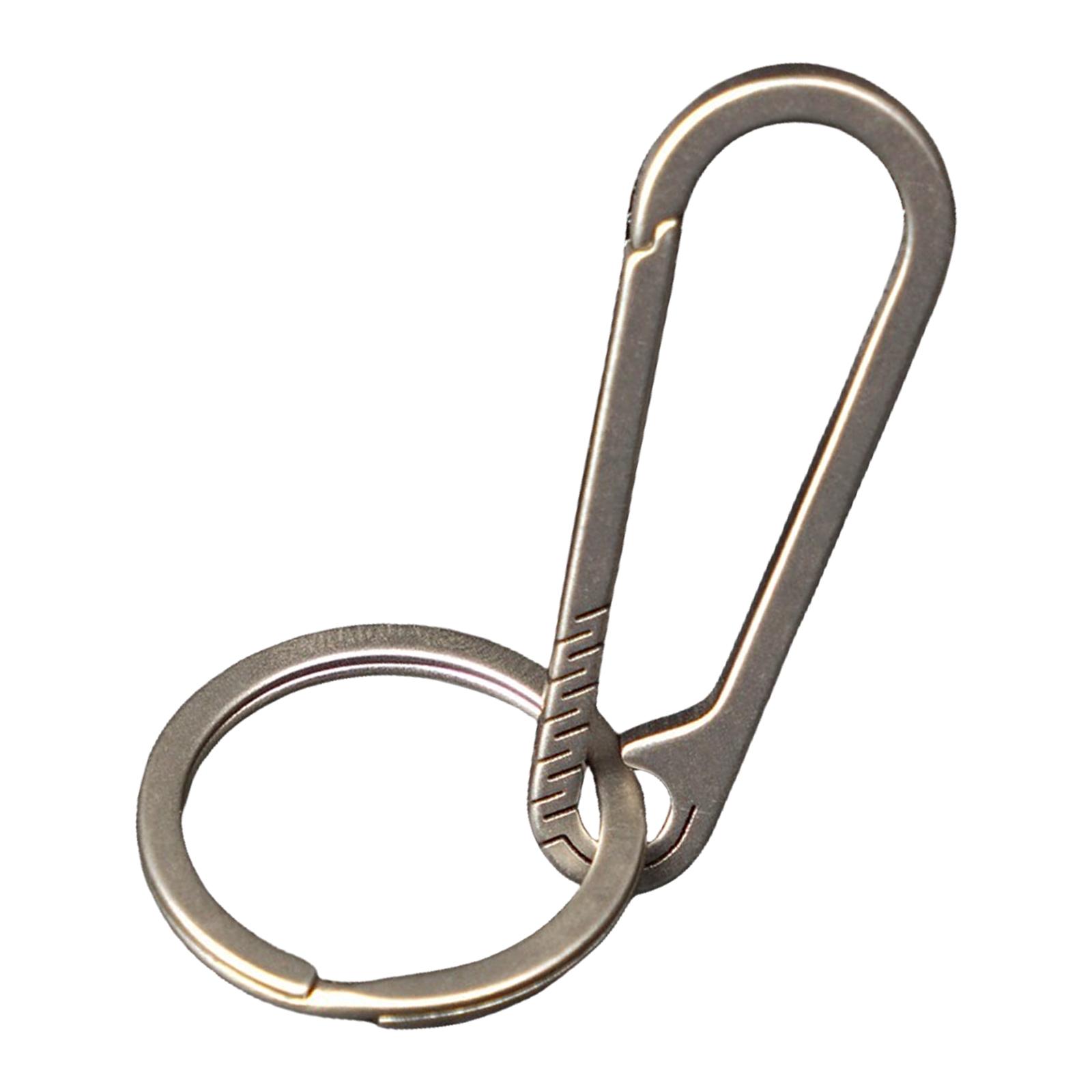 Titanium Alloy Keychain Carabiner Keychain Clip Key Holder Key Chain Clip Hook Carabiner Outdoor Camping Buckle Keychain B
Titanium Alloy Keychain Carabiner Keychain Clip Key Holder Key Chain Clip Hook Carabiner Outdoor Camping Buckle Keychain B