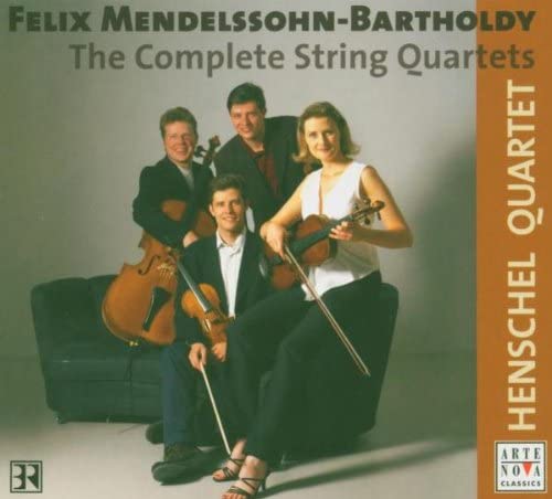 CD HENSCHEL QUARTET - Mendelssohn: String Quartets 82876640092 Arte Nova Class 2005 Non Japan Classical Used
CD HENSCHEL QUARTET - Mendelssohn: String Quartets 82876640092 Arte Nova Class 2005 Non Japan Classical Used