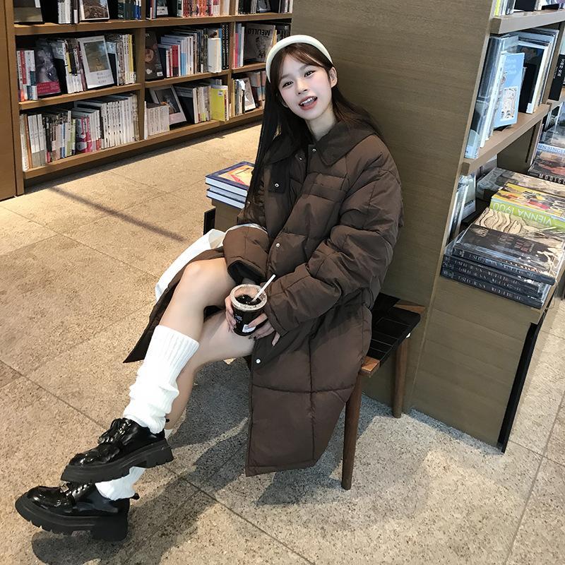 2025 межсезонная новая корейская версия свободная с капюшоном средней длины с лацканами пуховик с хлопковой набивкой женский выше колена утолщенный теплый XL кофейный
2025 межсезонная новая корейская версия свободная с капюшоном средней длины с лацканами пуховик с хлопковой набивкой женский выше колена утолщенный теплый XL кофейный