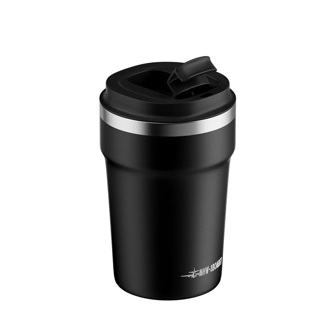 MHW-3BOMBER Bomber Car Portable Cup, Portable Coffee Mug, Stainless Steel Double-Layer Insulated Cup, 360ml, Black
MHW-3BOMBER Bomber Car Portable Cup, Portable Coffee Mug, Stainless Steel Double-Layer Insulated Cup, 360ml, Black