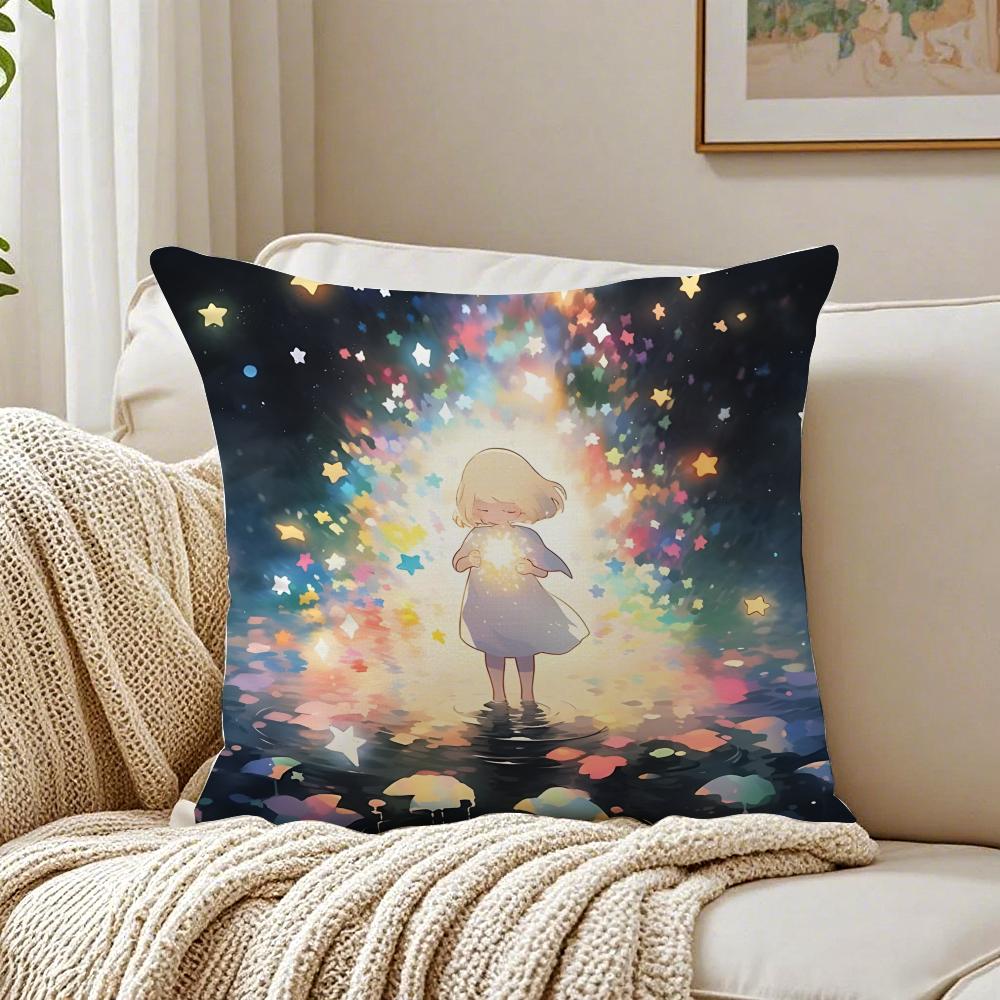 Beautiful and warm a Star Girl Cushion Cover Pillowcase Antidustmite living Room Sofa Decor Cushion Room 40X40cm
Beautiful and warm a Star Girl Cushion Cover Pillowcase Antidustmite living Room Sofa Decor Cushion Room 40X40cm