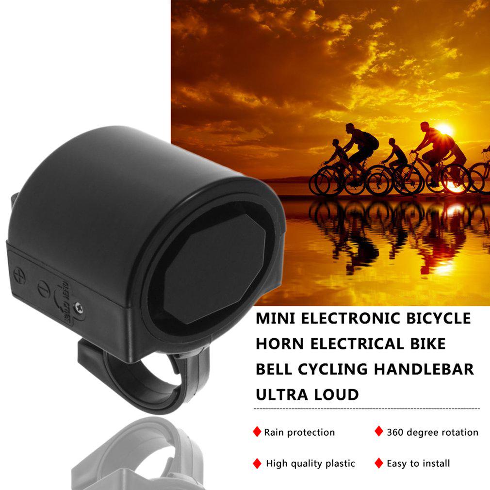 360 Degree Rotating Mini Electronic Bicycle Horn Bike Cycling Handlebar Mount Ultra Loud Warning Bell Black
360 Degree Rotating Mini Electronic Bicycle Horn Bike Cycling Handlebar Mount Ultra Loud Warning Bell Black