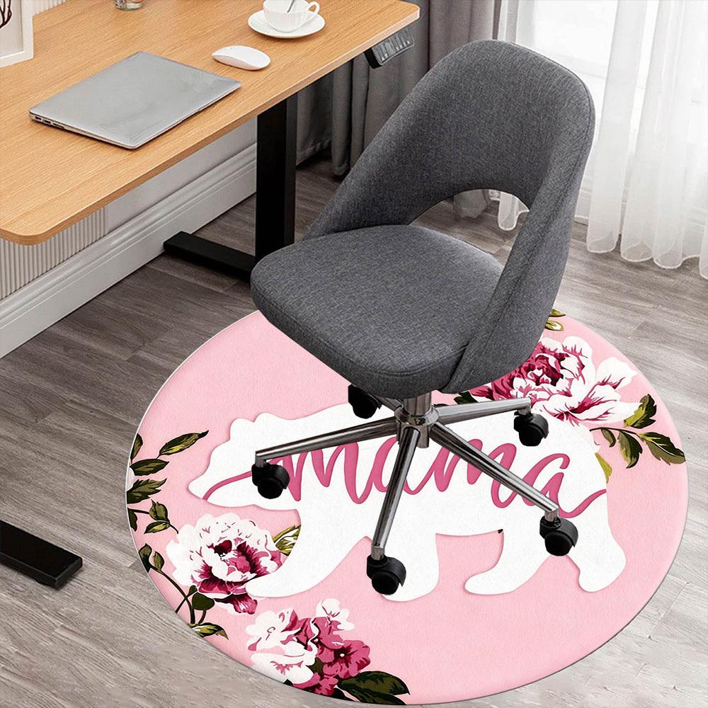 1pc Mama Bear Flowers Round Chair mat office Area Rug - Non-Slip, Floor Mat for Office, Bedroom, Ideal home decor gift p0105056 80cm
1pc Mama Bear Flowers Round Chair mat office Area Rug - Non-Slip, Floor Mat for Office, Bedroom, Ideal home decor gift p0105056 80cm