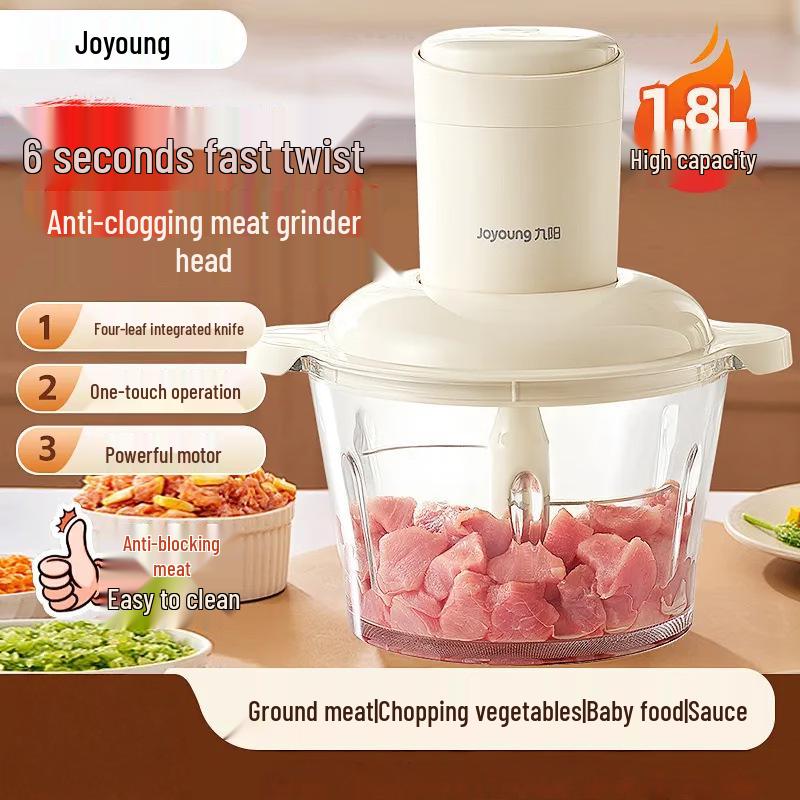 Joyoung LA206 Electric Meat & Garlic Grinder with Glass Bowl
Joyoung LA206 Electric Meat & Garlic Grinder with Glass Bowl