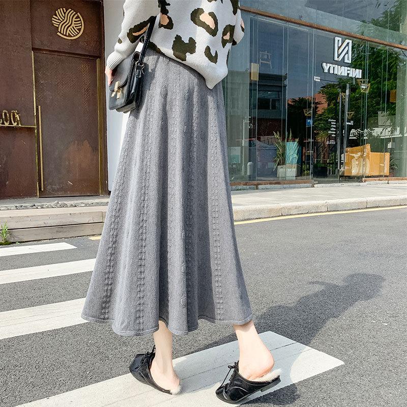 Вязаная миди-юбка для женщин Осень и Зима С высокой талией Средней длины Вязаная юбка А-силуэта S
Вязаная миди-юбка для женщин Осень и Зима С высокой талией Средней длины Вязаная юбка А-силуэта S