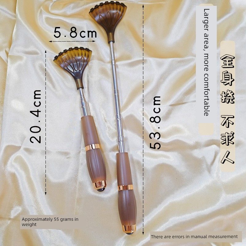 Telescopic Back Scratcher with Magnetic Beads, Self-Scratching Tool for the Elderly, Extra Wide and Long for Large Areas Upgraded and Widened Scratching Surface - One Pack
Telescopic Back Scratcher with Magnetic Beads, Self-Scratching Tool for the Elderly, Extra Wide and Long for Large Areas Upgraded and Widened Scratching Surface - One Pack