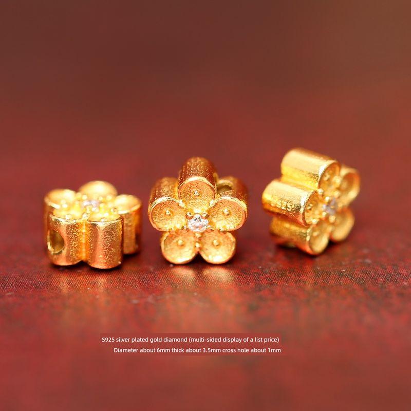 DIY Ancient Style Silver Accessories Bracelet Wrist String Five Petal Flower 41# silver diamond classic five-petal flower
DIY Ancient Style Silver Accessories Bracelet Wrist String Five Petal Flower 41# silver diamond classic five-petal flower