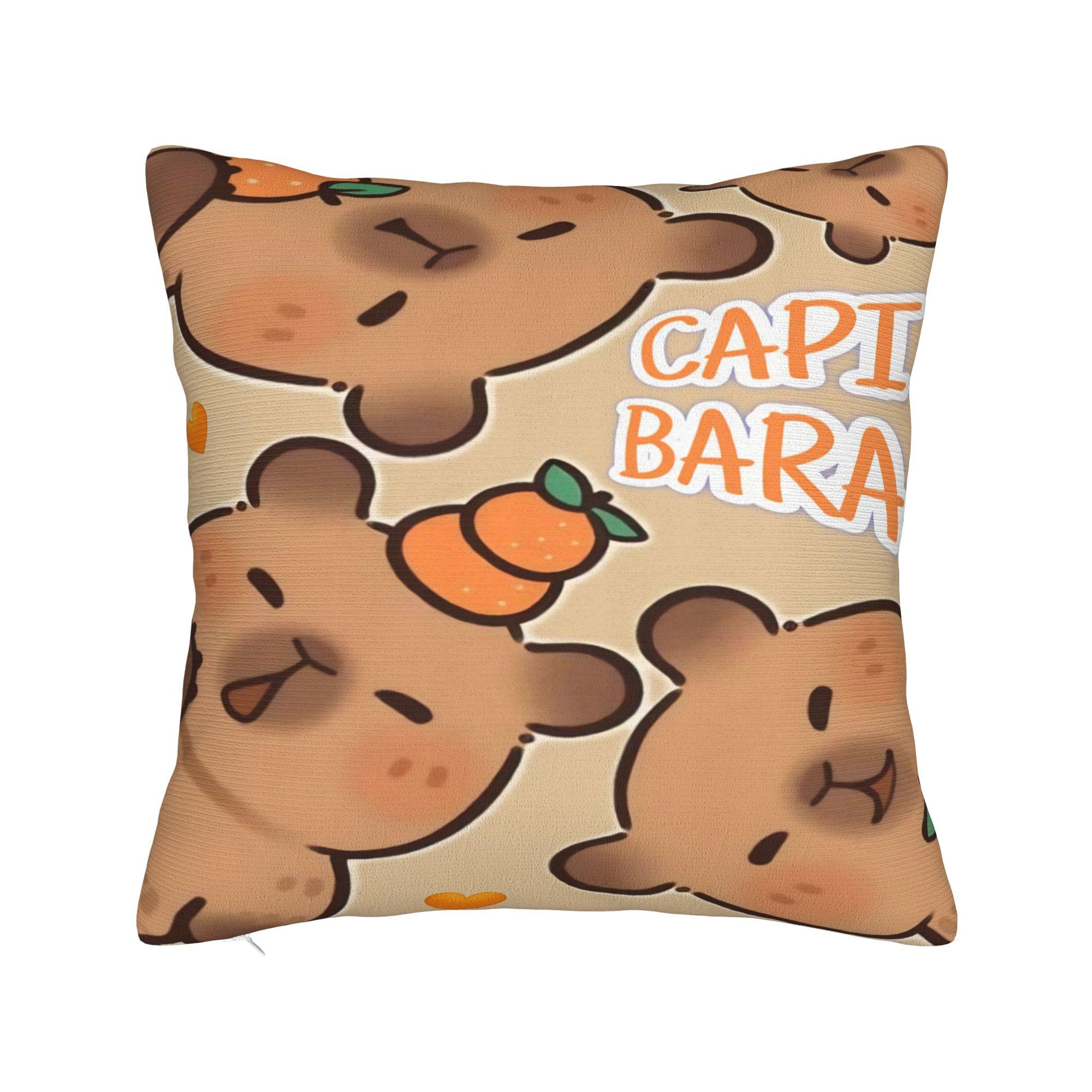 Stylish Sofa Capybara on Donut Be HappyDecor Pillowcase Accessories Pillow Cover Square Multiple Sizes 12x12in 30X30cm
Stylish Sofa Capybara on Donut Be HappyDecor Pillowcase Accessories Pillow Cover Square Multiple Sizes 12x12in 30X30cm
