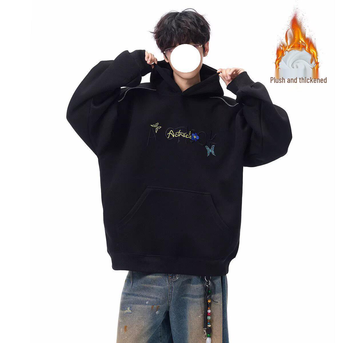 Men s Retro Embroidered Hoodie - Trendy Autumn/Winter Heavyweight Top for Teens 2XL чорний
Men s Retro Embroidered Hoodie - Trendy Autumn/Winter Heavyweight Top for Teens 2XL чорний