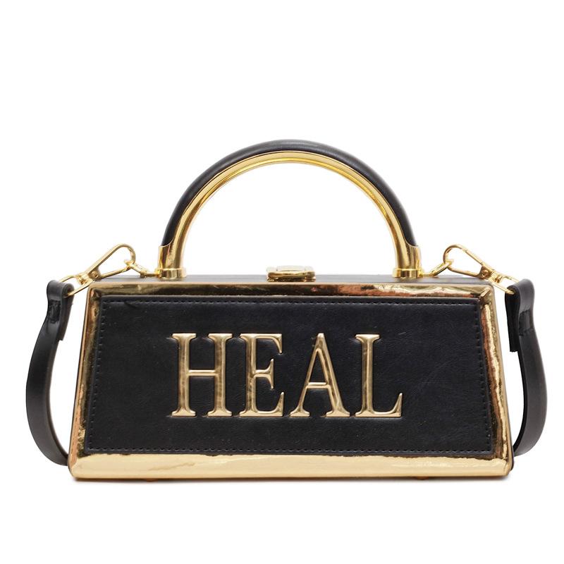 2026 New Arrival Luxury Boxy Handbag for Women PU Leather with Gold HEAL Letter Top Handle Clutch Bag Detachable Shoulder Strap чёрный
2026 New Arrival Luxury Boxy Handbag for Women PU Leather with Gold HEAL Letter Top Handle Clutch Bag Detachable Shoulder Strap чёрный