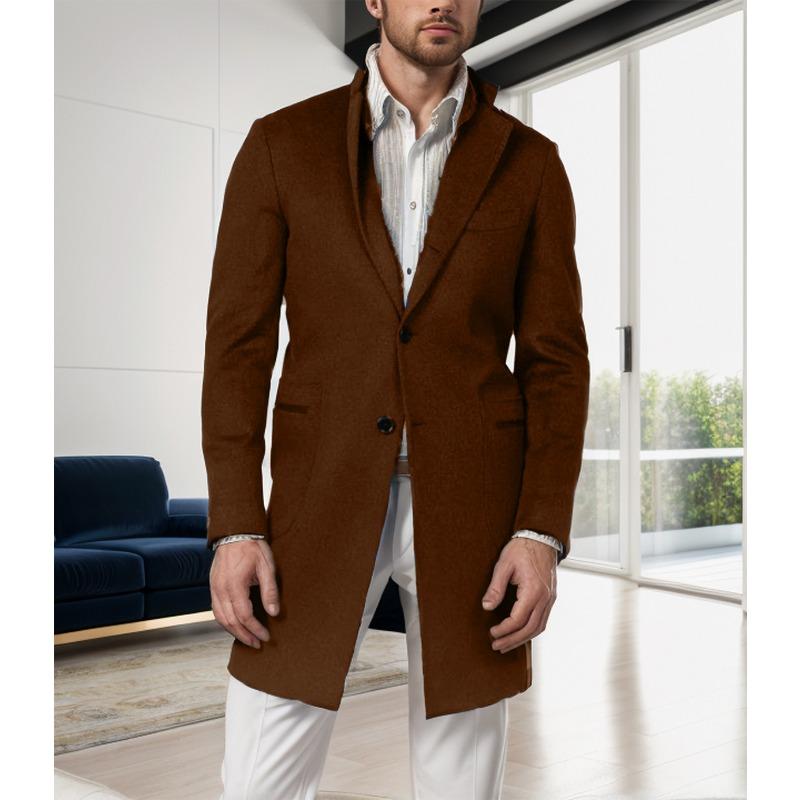 Осенне-зимнее мужское шерстяное пальто средней длины в британском стиле, однобортное шерстяное пальто с длинными рукавами, ветровка 2XL
Осенне-зимнее мужское шерстяное пальто средней длины в британском стиле, однобортное шерстяное пальто с длинными рукавами, ветровка 2XL