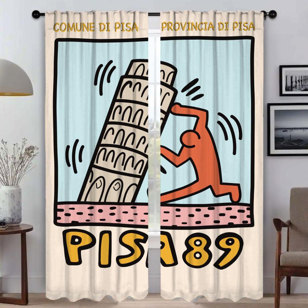 Keiths Harings Blackout Curtains for Living Room Window Curtain for Room 2 Panel Shades Home Interior Curtains Partition Kitchen W86xH213cmx2pcs-CL
Keiths Harings Blackout Curtains for Living Room Window Curtain for Room 2 Panel Shades Home Interior Curtains Partition Kitchen W86xH213cmx2pcs-CL