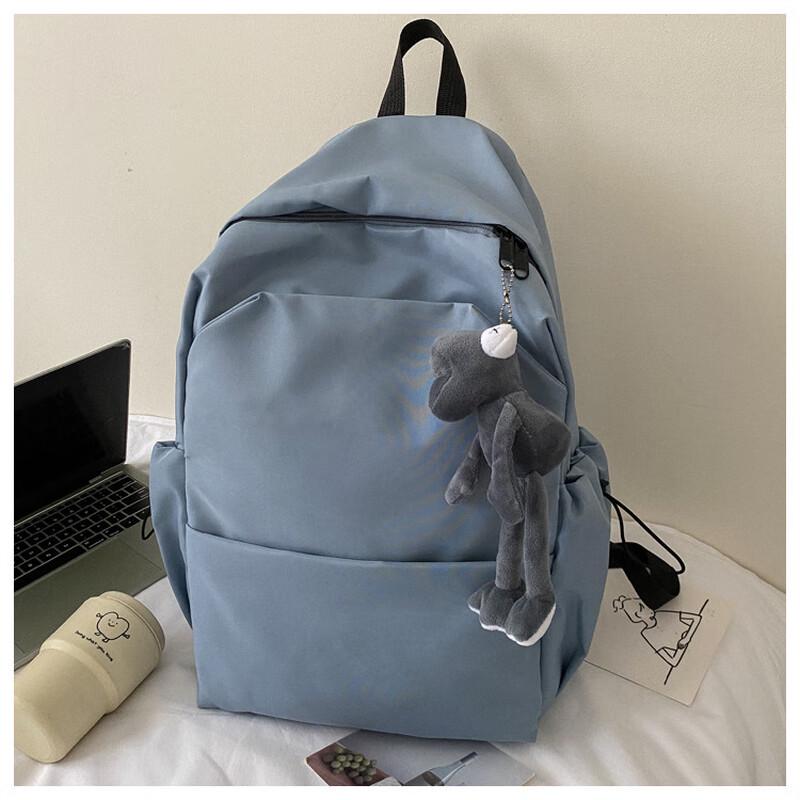 Versatile Large Capacity Solid Color School Backpack One Size
Versatile Large Capacity Solid Color School Backpack One Size