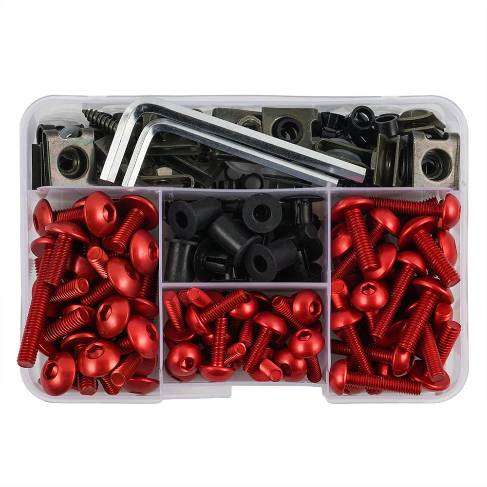 190PCS M5 M6 Complete Fairing Bolts Screw For Honda CBR600RR CBR900RR CBR929RR CBR1000RR CBR 600 F2 F3 F4 CBR 600 RR CBR 1000 RR червоний
190PCS M5 M6 Complete Fairing Bolts Screw For Honda CBR600RR CBR900RR CBR929RR CBR1000RR CBR 600 F2 F3 F4 CBR 600 RR CBR 1000 RR червоний