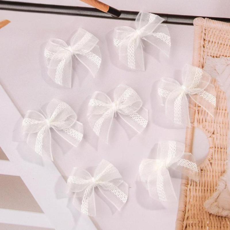 30 шт. Банты из сетчатой ленты, разноцветные кружевные мини-бантики, бант из атласной ленты, цветок для рукоделия, украшения, аксессуары для маникюра белый
30 шт. Банты из сетчатой ленты, разноцветные кружевные мини-бантики, бант из атласной ленты, цветок для рукоделия, украшения, аксессуары для маникюра белый