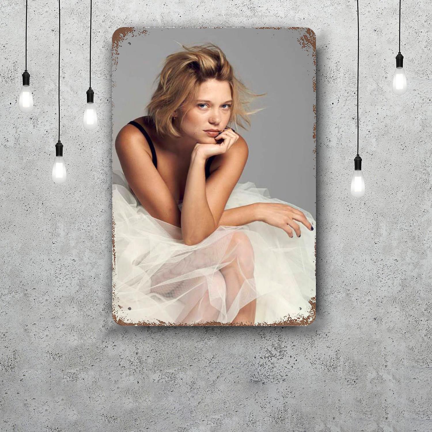 lea seydoux Classic Poster Rusty Metal Plaque Retro Decorative Plate Bar Man Cave Garage Club Metal Sign Wall Decoration 20x30cm(7.8x11.8inch)
lea seydoux Classic Poster Rusty Metal Plaque Retro Decorative Plate Bar Man Cave Garage Club Metal Sign Wall Decoration 20x30cm(7.8x11.8inch)