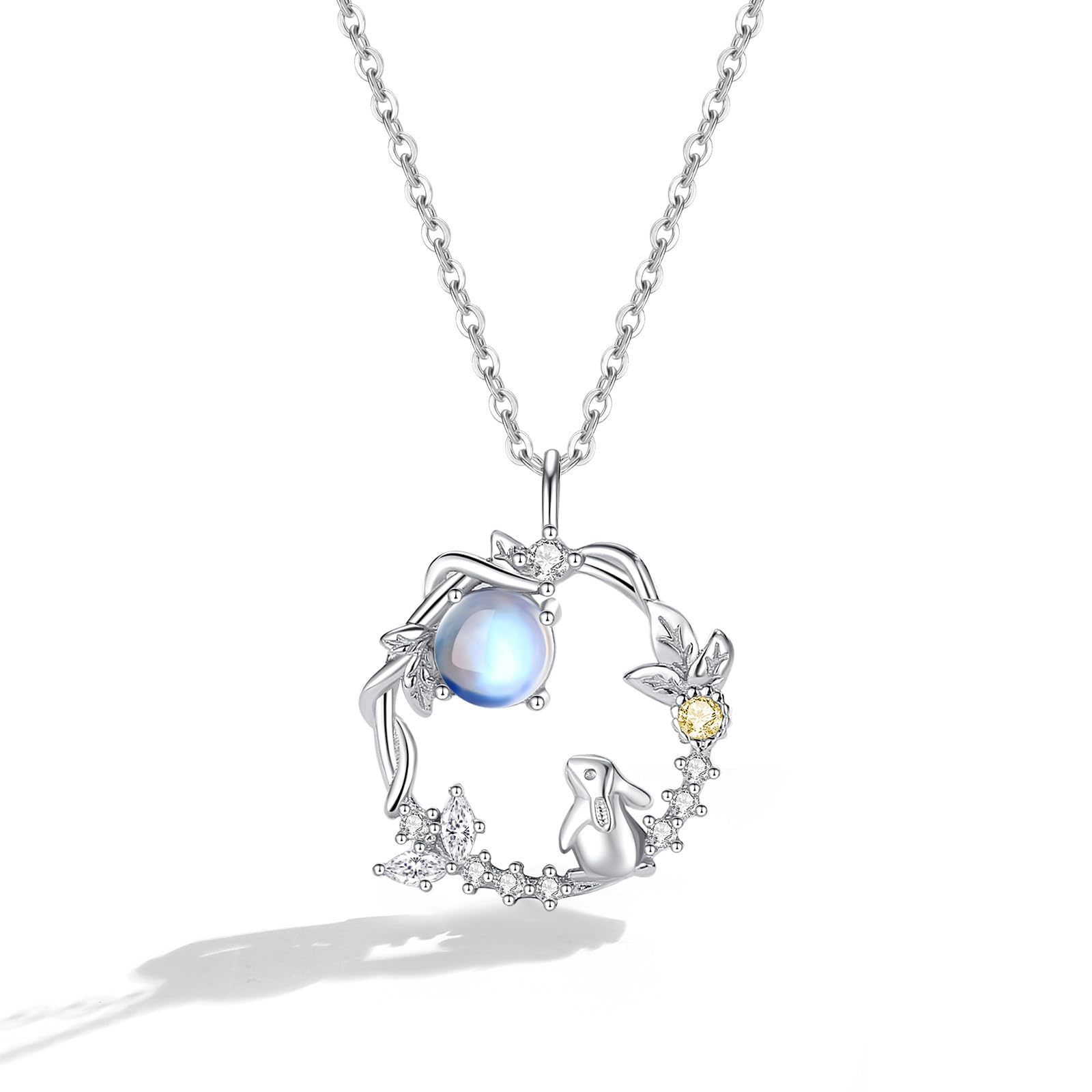 Necklace for ladies moon rabbit hoop round lucky silver 925 platinum color metal allergy cute accessory present white day celebration
Necklace for ladies moon rabbit hoop round lucky silver 925 platinum color metal allergy cute accessory present white day celebration
