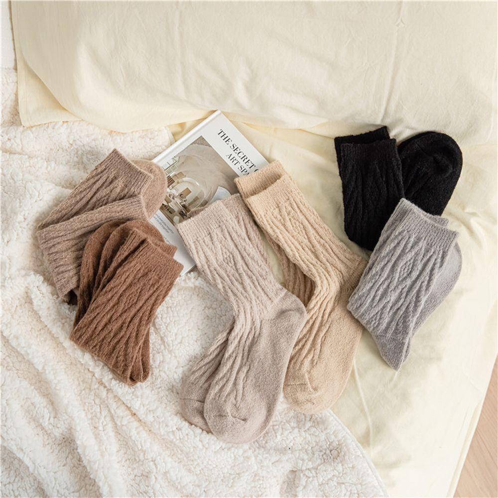 Japanese Comfortable Original Autumn Thick Solid Color Hosiery Women Socks Middle Tube Socks Cotton I
Japanese Comfortable Original Autumn Thick Solid Color Hosiery Women Socks Middle Tube Socks Cotton I