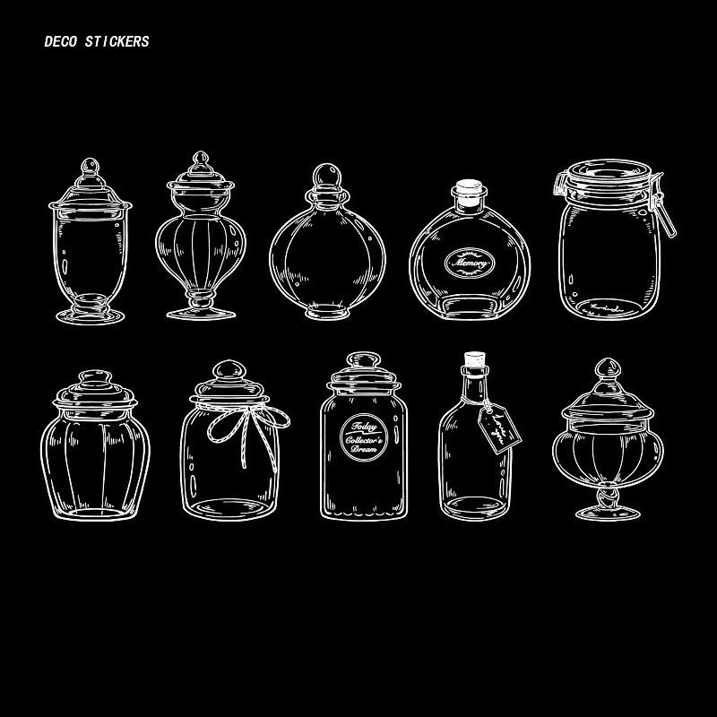 20 Pcs Transparent Glass Bottle Stickers Adhesive Diy Diary Album Scrapbooking Junk Journal Supplies Handmade Craft Supplies
20 Pcs Transparent Glass Bottle Stickers Adhesive Diy Diary Album Scrapbooking Junk Journal Supplies Handmade Craft Supplies