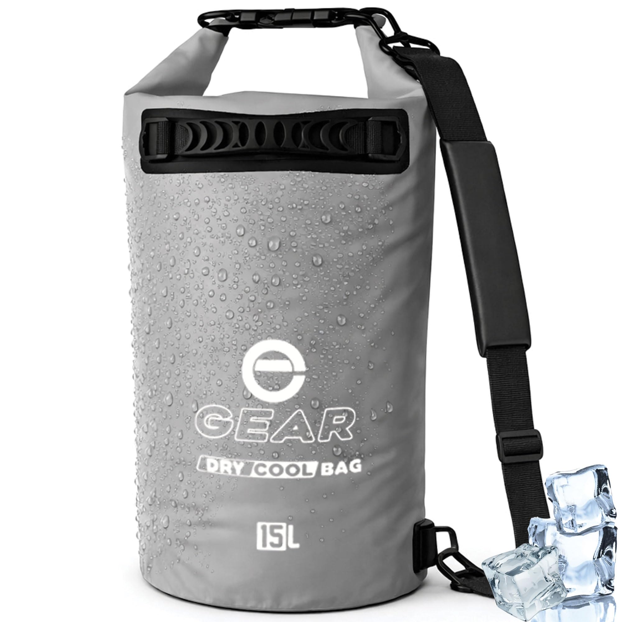 Enthusiast Gear Insulated Dry Bag Cooler Waterproof Cooler for with Padded Shoulder Strap Gray Kayaking/Hiking/Lunch/Fishing/Beach – Leakproof,
Enthusiast Gear Insulated Dry Bag Cooler Waterproof Cooler for with Padded Shoulder Strap Gray Kayaking/Hiking/Lunch/Fishing/Beach – Leakproof,