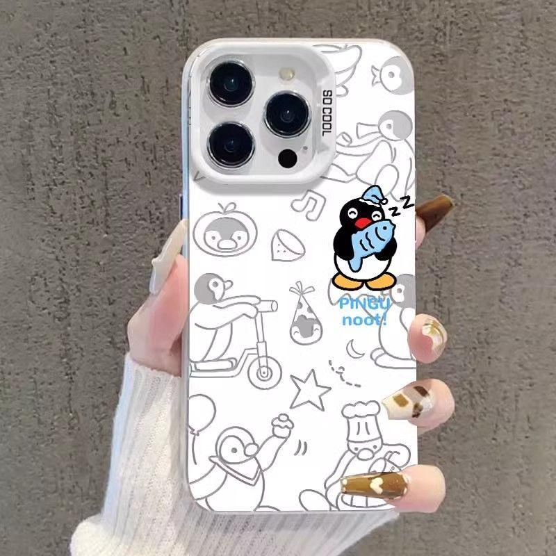 Penguin Series Silver Drop-Proof Case for Apple iPhone 13/14/15 Pro/14 Pro Max iPhone 15 Pro
Penguin Series Silver Drop-Proof Case for Apple iPhone 13/14/15 Pro/14 Pro Max iPhone 15 Pro