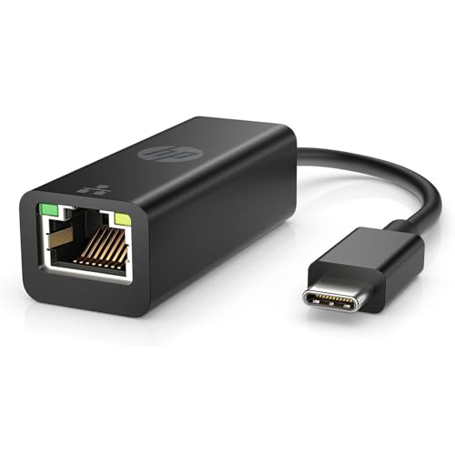 HP USB-C to RJ45 Adapter G2 (USB-C Type)
HP USB-C to RJ45 Adapter G2 (USB-C Type)