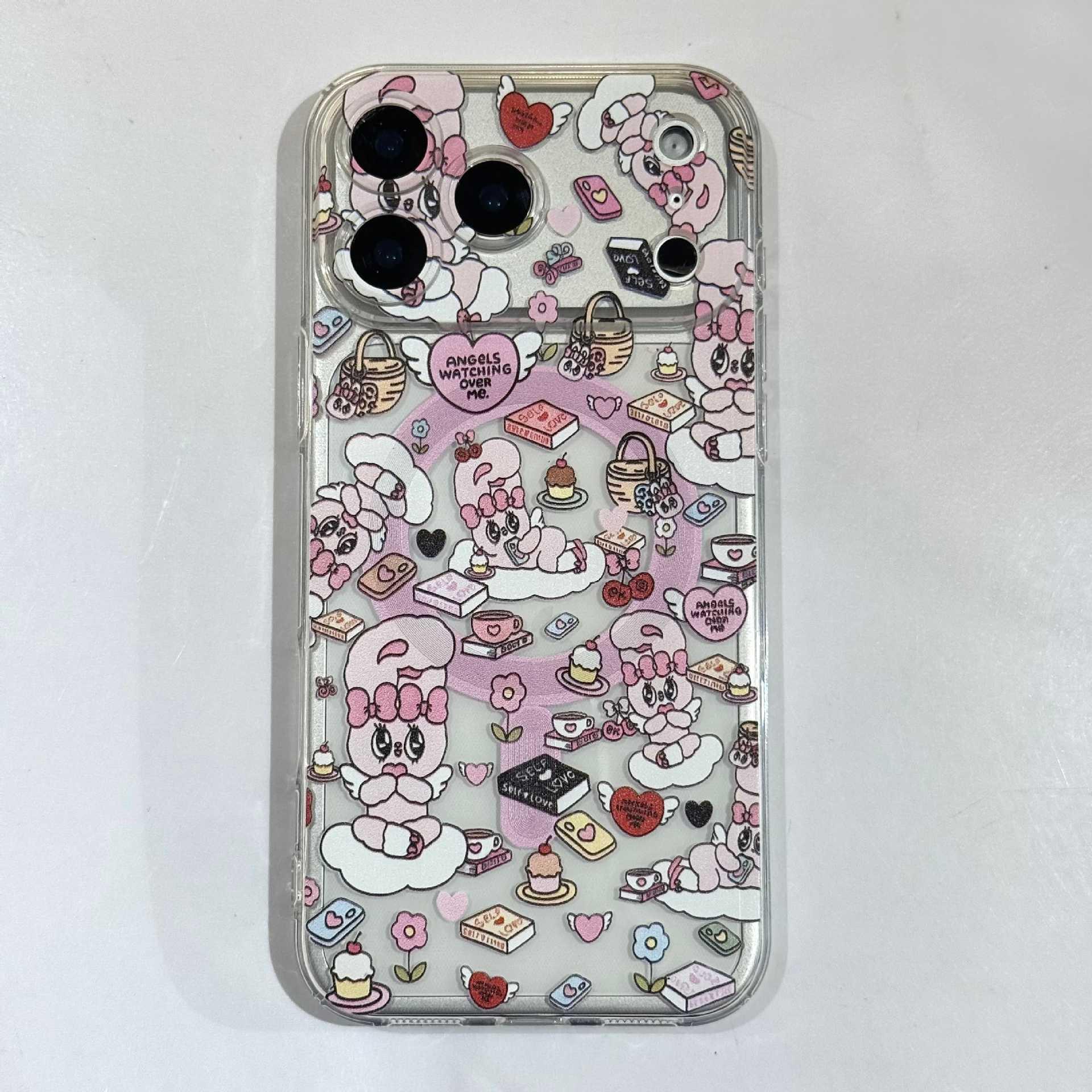 Pink Rabbit Magnetic Stand iPhone 17 Pro Max Case - Creative Cartoon Design for Apple 15 iPhone 16
Pink Rabbit Magnetic Stand iPhone 17 Pro Max Case - Creative Cartoon Design for Apple 15 iPhone 16