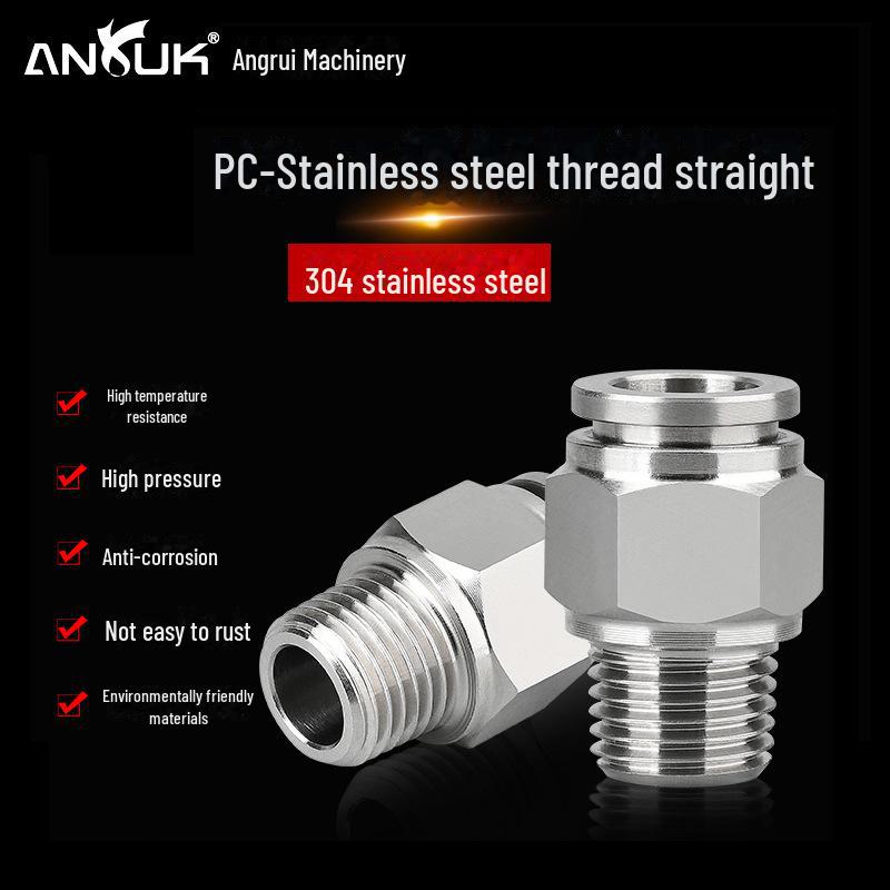Пневматический прямой соединитель из нержавеющей стали 304, устойчивый к высоким температурам и коррозии
Пневматический прямой соединитель из нержавеющей стали 304, устойчивый к высоким температурам и коррозии