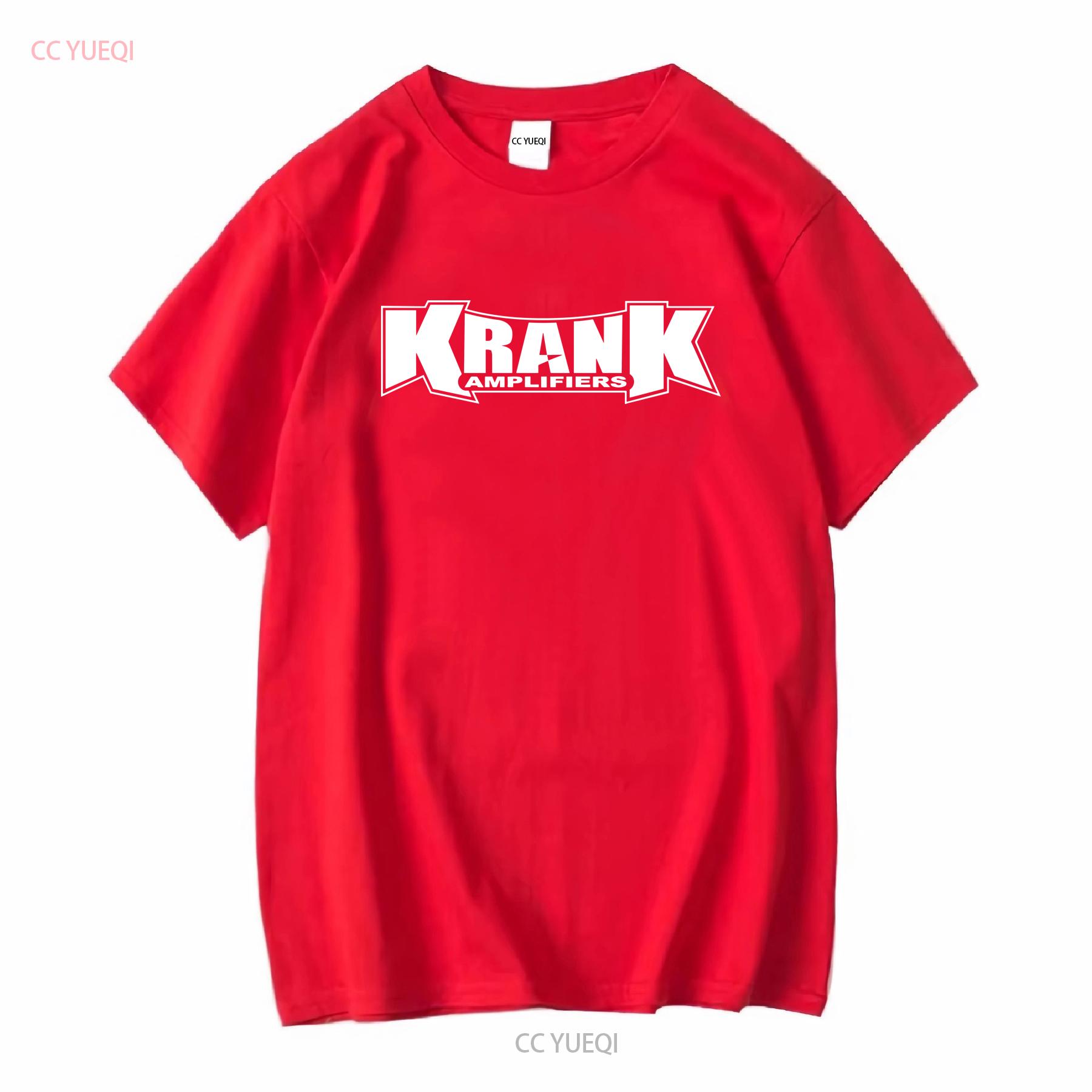 New Krank Amplification Logo T shirt Funny Size S to 5XL vintage Washed Unisex Breathable Top For Everyday Wear Slightly S
New Krank Amplification Logo T shirt Funny Size S to 5XL vintage Washed Unisex Breathable Top For Everyday Wear Slightly S
