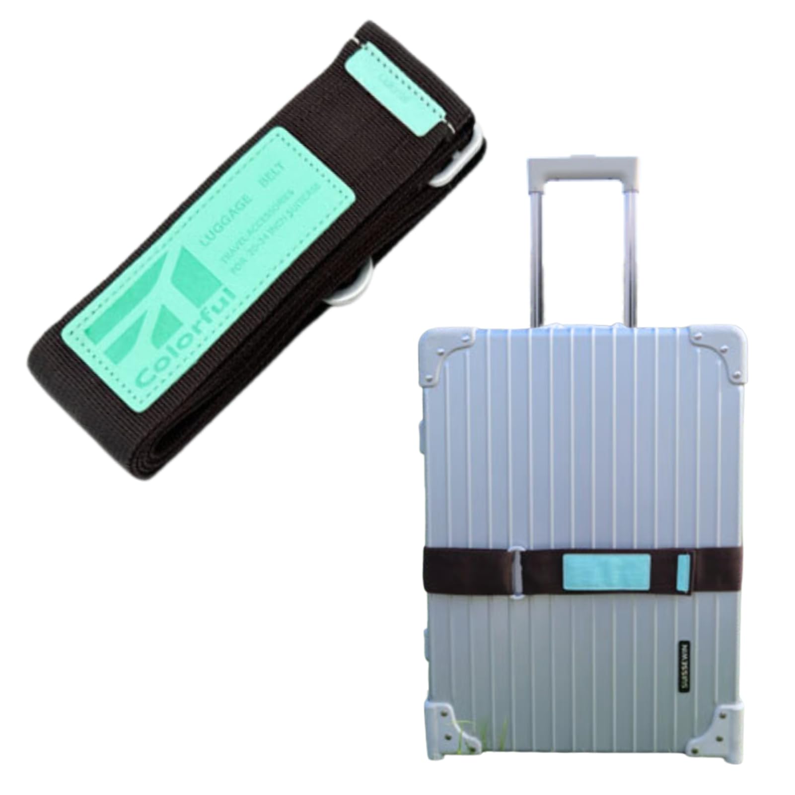 Uccellino Two-Tone Velcro Suitcase Strap, Adjustable, Marks Vertical and Horizontal, Suitcase Band for Carry-on Cases (Dark Brown/Blue)
Uccellino Two-Tone Velcro Suitcase Strap, Adjustable, Marks Vertical and Horizontal, Suitcase Band for Carry-on Cases (Dark Brown/Blue)